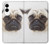 S1852 パグ犬 Pug Dog Samsung Galaxy S25 Edge バックケース、フリップケース・カバー
