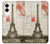 S2108 エッフェル塔パリポストカード Eiffel Tower Paris Postcard Samsung Galaxy S25 Edge バックケース、フリップケース・カバー