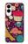 S2353 パリ漫画ヴィンテージのパターン Paris Cartoon Vintage Pattern Samsung Galaxy S25 Edge バックケース、フリップケース・カバー