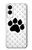 S2355 動物ポウあしあと Paw Foot Print Samsung Galaxy S25 Edge バックケース、フリップケース・カバー