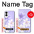 S2361 紫の花 Purple White Flowers Samsung Galaxy S25 Edge バックケース、フリップケース・カバー