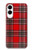 S2374 タータンレッドパターン Tartan Red Pattern Samsung Galaxy S25 Edge バックケース、フリップケース・カバー