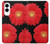 S2478 赤デイジーの花 Red Daisy flower Samsung Galaxy S25 Edge バックケース、フリップケース・カバー