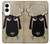 S2826 眠えない黒い羊 Cute Cartoon Unsleep Black Sheep Samsung Galaxy S25 Edge バックケース、フリップケース・カバー