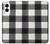 S2842 ブラックとホワイトバッファローチェック柄 Black and White Buffalo Check Pattern Samsung Galaxy S25 Edge バックケース、フリップケース・カバー
