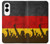 S2966 ドイツサッカー Germany Football Soccer Flag Samsung Galaxy S25 Edge バックケース、フリップケース・カバー