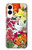 S3205 レトロ花 Retro Art Flowers Samsung Galaxy S25 Edge バックケース、フリップケース・カバー