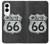 S3207 ルート66サイン Route 66 Sign Samsung Galaxy S25 Edge バックケース、フリップケース・カバー
