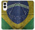 S3297 ブラジルの旗ビンテージフットボールのグラフィック Brazil Flag Vintage Football Graphic Samsung Galaxy S25 Edge バックケース、フリップケース・カバー