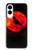 S3328 カラス赤い月 Crow Red Moon Samsung Galaxy S25 Edge バックケース、フリップケース・カバー
