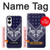 S3357 ネイビーブルーバンダナパターン Navy Blue Bandana Pattern Samsung Galaxy S25 Edge バックケース、フリップケース・カバー
