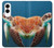 S3497 ウミガメ Green Sea Turtle Samsung Galaxy S25 Edge バックケース、フリップケース・カバー