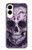 S3582 紫の頭蓋骨 Purple Sugar Skull Samsung Galaxy S25 Edge バックケース、フリップケース・カバー