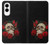 S3753 ダークゴシックゴススカルローズ Dark Gothic Goth Skull Roses Samsung Galaxy S25 Edge バックケース、フリップケース・カバー