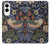 S3791 ウィリアムモリスストロベリーシーフ生地 William Morris Strawberry Thief Fabric Samsung Galaxy S25 Edge バックケース、フリップケース・カバー
