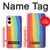 S3799 かわいい縦水彩レインボー Cute Vertical Watercolor Rainbow Samsung Galaxy S25 Edge バックケース、フリップケース・カバー