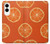 S3946 オレンジのシームレスなパターン Seamless Orange Pattern Samsung Galaxy S25 Edge バックケース、フリップケース・カバー