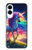 S3977 カラフルなユニコーン Colorful Unicorn Samsung Galaxy S25 Edge バックケース、フリップケース・カバー