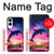 S3980 イルカの夕焼けと天の川 Dolphin Sunset Milky Way Samsung Galaxy S25 Edge バックケース、フリップケース・カバー