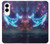 S3982 夢のクジラのカラフルな星雲 Dream Whale Colorful Nebula Samsung Galaxy S25 Edge バックケース、フリップケース・カバー
