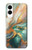 S3993 緑の大理石 金の静脈 Green Marble Gold Veins Samsung Galaxy S25 Edge バックケース、フリップケース・カバー