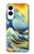 S4005 油絵 グレートウェーブ Oil Color Painting Great Waves Samsung Galaxy S25 Edge バックケース、フリップケース・カバー