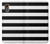 S1596 黒と白のストライプ Black and White Striped Samsung Galaxy XCover7 バックケース、フリップケース・カバー