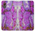 S2907 パープルターコイズ宝石グラフィックプリント Purple Turquoise Stone Samsung Galaxy XCover7 バックケース、フリップケース・カバー