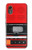 S3204 レッドカセットレコーダーグラフィック Red Cassette Recorder Graphic Samsung Galaxy XCover7 バックケース、フリップケース・カバー