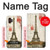 S2108 エッフェル塔パリポストカード Eiffel Tower Paris Postcard Samsung Galaxy XCover7 Pro バックケース、フリップケース・カバー