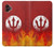 S2803 火災レッドデビル槍シンボル Fire Red Devil Spear Symbol Samsung Galaxy XCover7 Pro バックケース、フリップケース・カバー