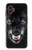 S2823 ブラックウルフ Black Wolf Blue Eyes Face Samsung Galaxy XCover7 Pro バックケース、フリップケース・カバー
