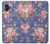 S3265 ヴィンテージ花柄 Vintage Flower Pattern Samsung Galaxy XCover7 Pro バックケース、フリップケース・カバー