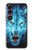 S0752 青火災狼 Blue Fire Grim Wolf Sony Xperia 1 VII バックケース、フリップケース・カバー