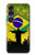 S2981 ブラジルサッカー Brazil Football Soccer Map Flag Sony Xperia 1 VII バックケース、フリップケース・カバー