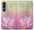 S3511 蓮の花の仏教 Lotus flower Buddhism Sony Xperia 1 VII バックケース、フリップケース・カバー