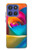 S1671 虹色のバラ Rainbow Colorful Rose Motorola Moto G Stylus 5G (2025,2026), Edge 60 Stylus バックケース、フリップケース・カバー