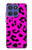 S1850 ピンクのヒョウ柄 Pink Leopard Pattern Motorola Moto G Stylus 5G (2025,2026), Edge 60 Stylus バックケース、フリップケース・カバー