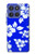 S2244 ハワイのハイビスカス青柄 Hawaiian Hibiscus Blue Pattern Motorola Moto G Stylus 5G (2025), Edge 60 Stylus バックケース、フリップケース・カバー