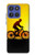 S2385 自転車 夕焼け Bicycle Bike Sunset Motorola Moto G Stylus 5G (2025,2026), Edge 60 Stylus バックケース、フリップケース・カバー