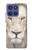 S2399 ホワイトライオンの顔 White Lion Face Motorola Moto G Stylus 5G (2025,2026), Edge 60 Stylus バックケース、フリップケース・カバー