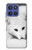 S2569 ホワイト北極キツネ White Arctic Fox Motorola Moto G Stylus 5G (2025,2026), Edge 60 Stylus バックケース、フリップケース・カバー