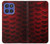 S2879 レッドアロワナのスケール Red Arowana Fish Scale Motorola Moto G Stylus 5G (2025,2026), Edge 60 Stylus バックケース、フリップケース・カバー