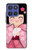 S3042 雛人形 着物桜 Japan Girl Hina Doll Kimono Sakura Motorola Moto G Stylus 5G (2025,2026), Edge 60 Stylus バックケース、フリップケース・カバー