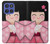 S3042 雛人形 着物桜 Japan Girl Hina Doll Kimono Sakura Motorola Moto G Stylus 5G (2025,2026), Edge 60 Stylus バックケース、フリップケース・カバー