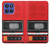 S3204 レッドカセットレコーダーグラフィック Red Cassette Recorder Graphic Motorola Moto G Stylus 5G (2025,2026), Edge 60 Stylus バックケース、フリップケース・カバー