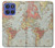 S3418 ヴィンテージの世界地図 Vintage World Map Motorola Moto G Stylus 5G (2025,2026), Edge 60 Stylus バックケース、フリップケース・カバー