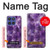 S3713 パープルクォーツアメジストグラフィックプリント Purple Quartz Amethyst Graphic Printed Motorola Moto G Stylus 5G (2025), Edge 60 Stylus バックケース、フリップケース・カバー