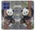 S3793 かわいい赤ちゃん雪パンダのペイント Cute Baby Panda Snow Painting Motorola Moto G Stylus 5G (2025,2026), Edge 60 Stylus バックケース、フリップケース・カバー