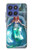 S3911 可愛いリトルマーメイド アクアスパ Cute Little Mermaid Aqua Spa Motorola Moto G Stylus 5G (2025,2026), Edge 60 Stylus バックケース、フリップケース・カバー